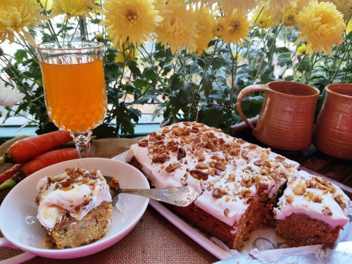 Organic Carrot Cake for good health